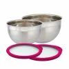 Salatschüsseln Rösle Schüssel-Set 4-tlg. 20+24cm M. Deckel Pink Charity -Zetzsche Greta-shop IMG100159863 50248